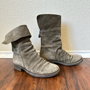 FIORENTINI + BAKER Eternity Ella Boots Taupe Suede Ankle Cuff